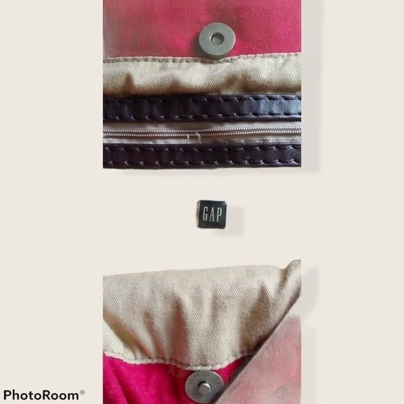 GAP Large red wool blend cloth tote bag - Picture 3 of 3